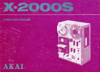 Akai X-2000-S-Owners-Manual 